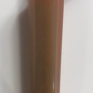 Orange and brown crystal pendant comes with black wax cord chain necklace